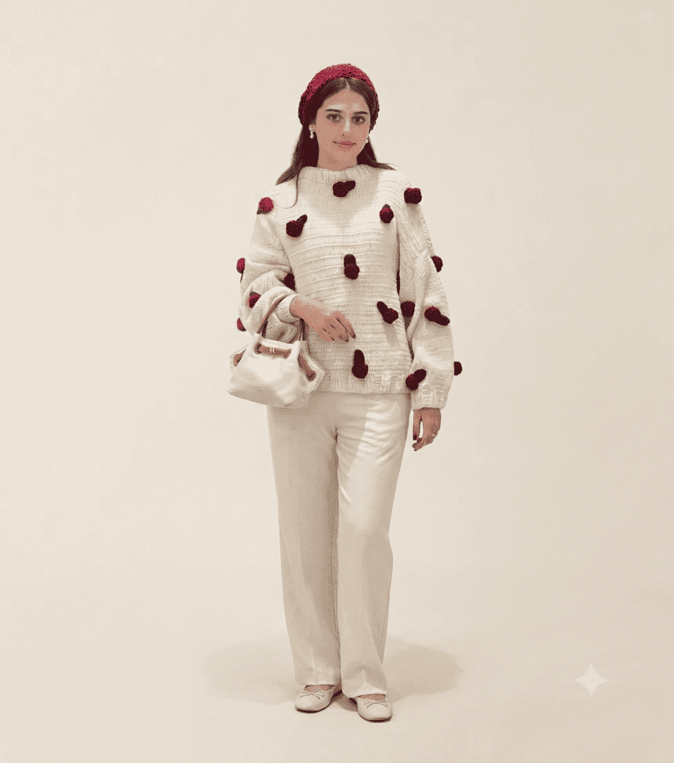 Cherry Blossom Sweater - 1
