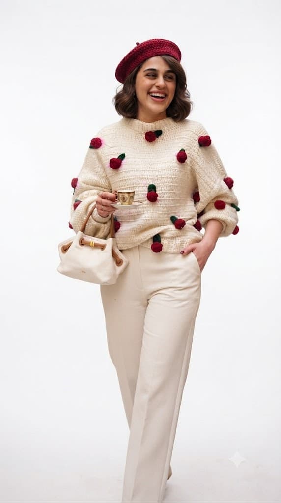 Cherry Blossom Sweater - 2